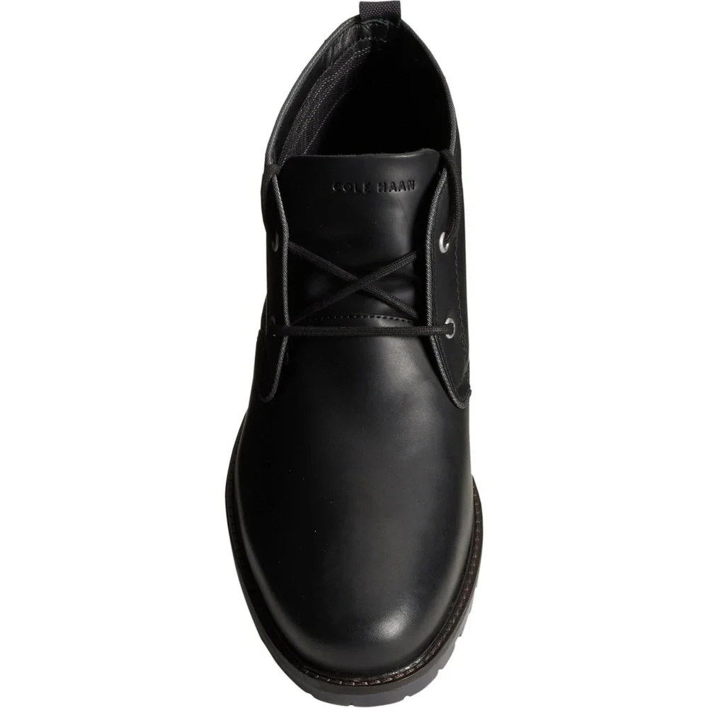 NEW Cole Haan Midland Lug Chukka Boots Men  9.5 M Leather Black Ankle Waterproof NEW Cole Haan Midland Lug Chukka Boots Men 9.5 M Leather  main image 4